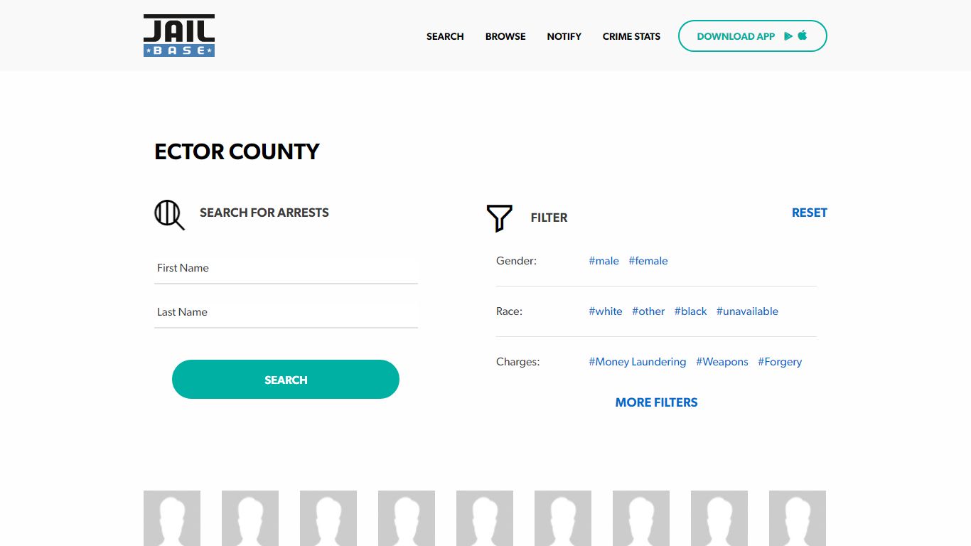 Ector County Jail Inmate Search and Mugshots | JailBase